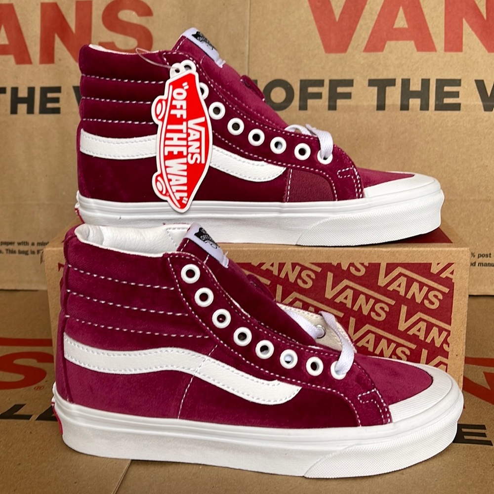 Vans Sk8-Hi Reissue 13 Velvet Beet Red/True White sneakers WMNS